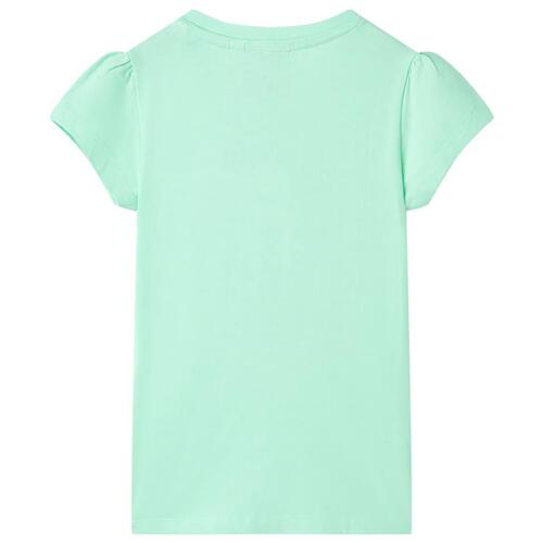 T-shirt til børn str. 92 lysegrøn