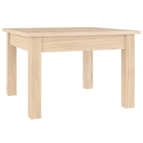 Sofabord 45x45x30 cm massivt fyrretræ