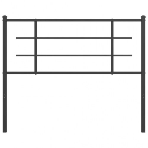 Sengegavl i metal 107 cm - sort