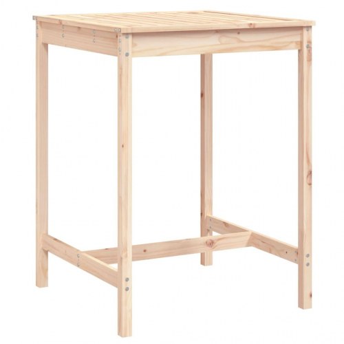 Havebord 82,5x82,5x110 cm massivt fyrretræ