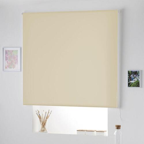 Gennemsigtigt rullegardin Naturals Beige 140 x 250 cm