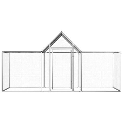 Hønsegård 3x1x1,5 m galvaniseret stål
