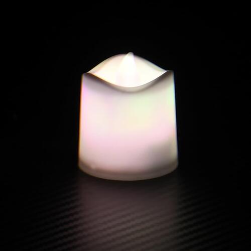 LED-stearinlys 100 stk. farverigt lys
