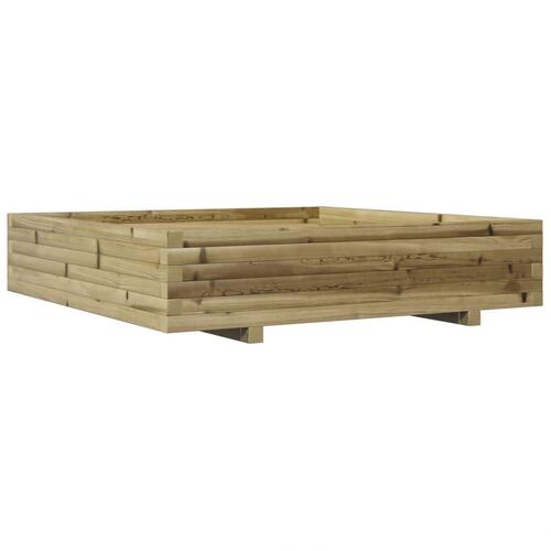 Plantekasse 110x110x26,5 cm imprægneret fyrretræ