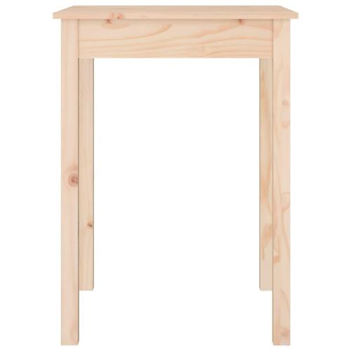 Spisebord 55x55x75 cm massivt fyrretræ