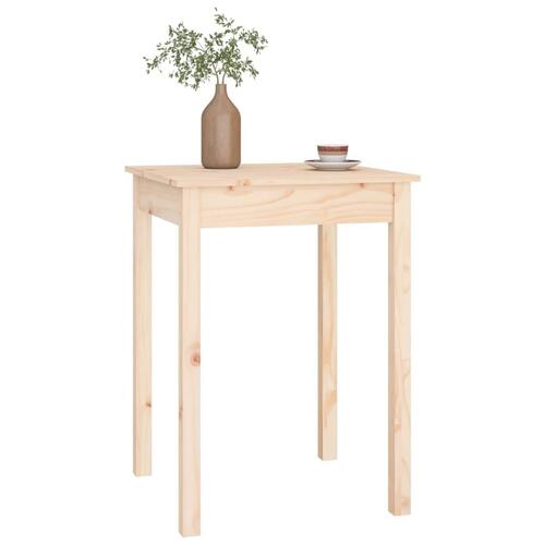 Spisebord 55x55x75 cm massivt fyrretræ