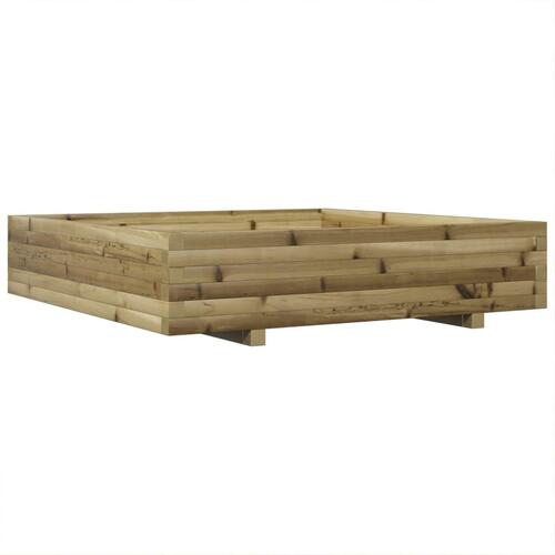 Plantekasse 110x110x26,5 cm imprægneret fyrretræ