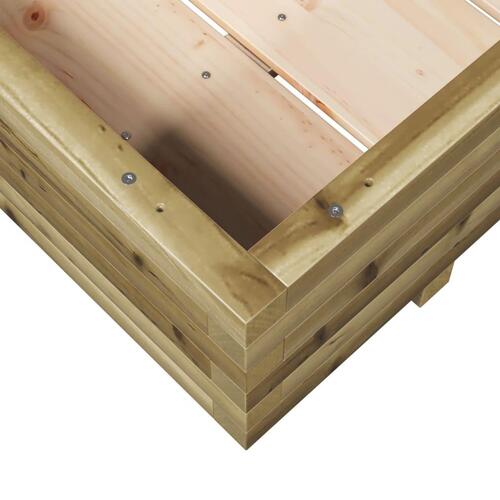 Plantekasse 110x110x26,5 cm imprægneret fyrretræ