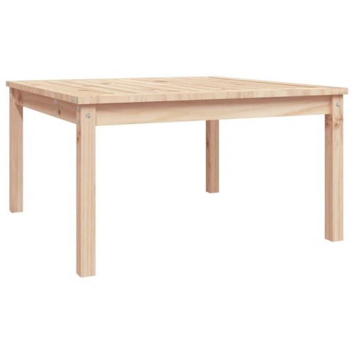 Havebord i massivt fyrretræ 82,5 × 82,5 × 45 cm