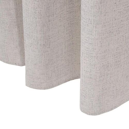 Gardin Beige Polyester Sølv 100% bomuld 140 x 260 cm