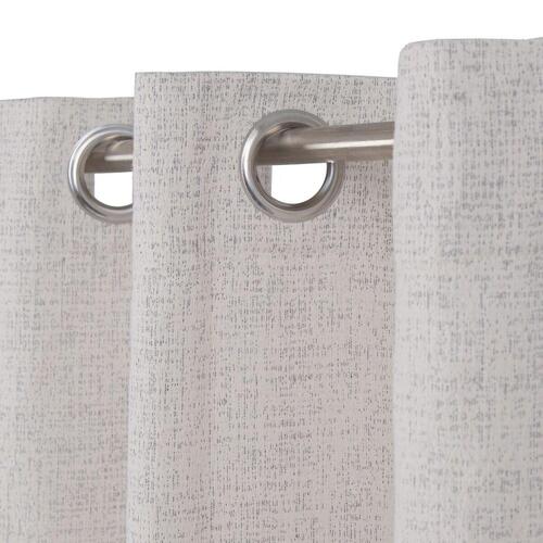 Gardin Beige Polyester Sølv 100% bomuld 140 x 260 cm