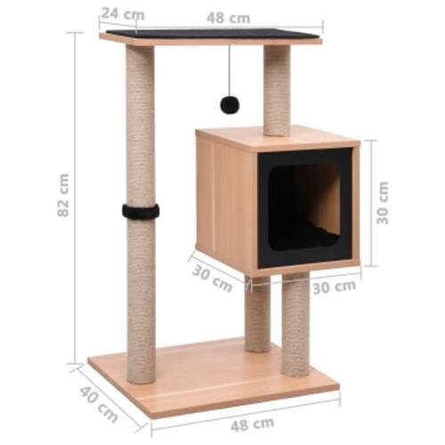 Kradsetræ med kradsemåtte sisal 82 cm
