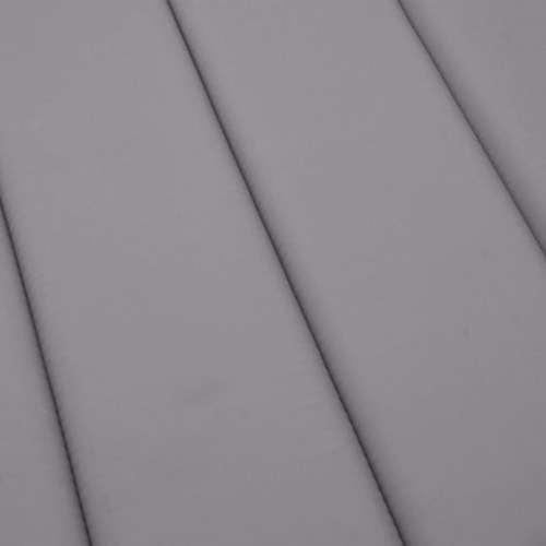 Hynde til liggestol 186×58×4 cm i oxfordstof - grå