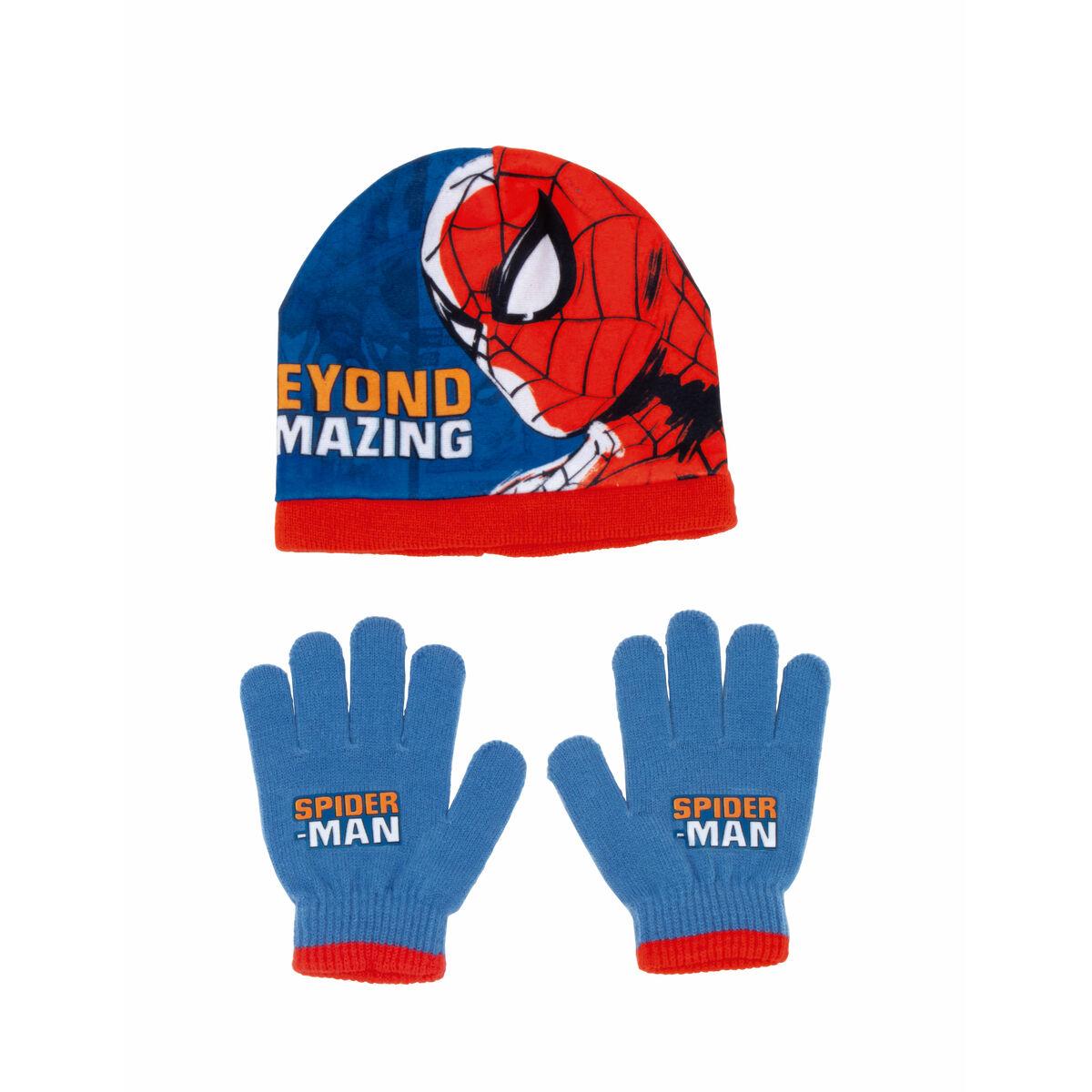 Hat & Vanter Spider Man Great Power Blå Rød