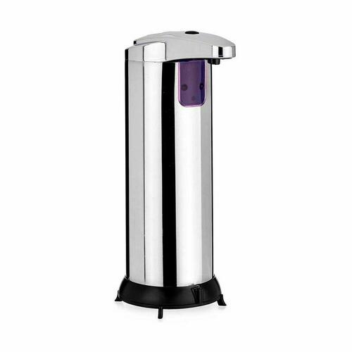 Automatisk sæbedispenser med sensor Sølvfarvet Rustfrit stål ABS 220 ml (12 enheder)