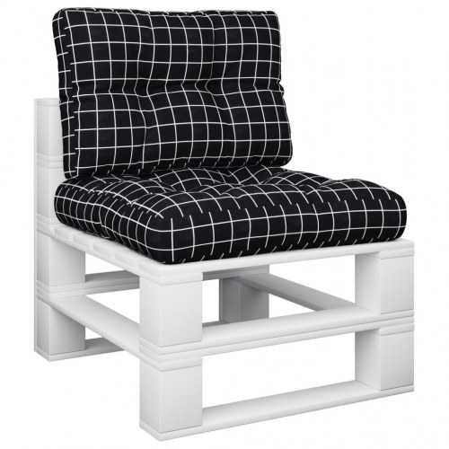 Pallehynder 2 stk. stof ternet sort