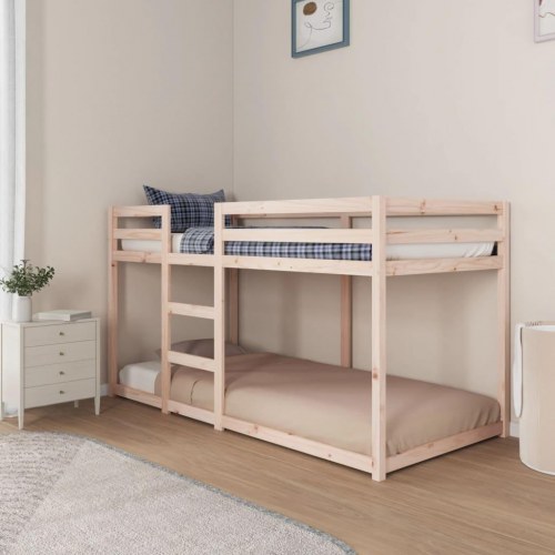 Køjeseng 90x200 cm massivt fyrretræ
