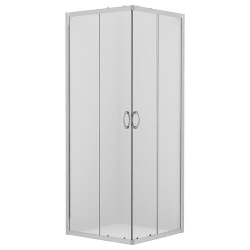 Brusekabine sikkerhedsglas 80 x 80 x 185 cm