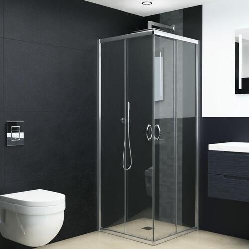 Brusekabine sikkerhedsglas 80 x 80 x 185 cm