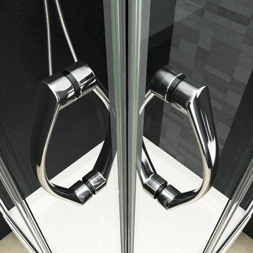 Brusekabine sikkerhedsglas 80 x 80 x 185 cm
