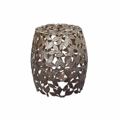 Sofabord Kobber Aluminium Blad af en plante (40 x 40 x 45 cm)