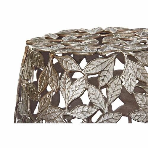 Sofabord Kobber Aluminium Blad af en plante (40 x 40 x 45 cm)