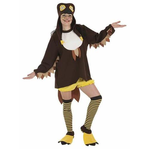 Kostume til voksne Ugle Dame (5 Dele)