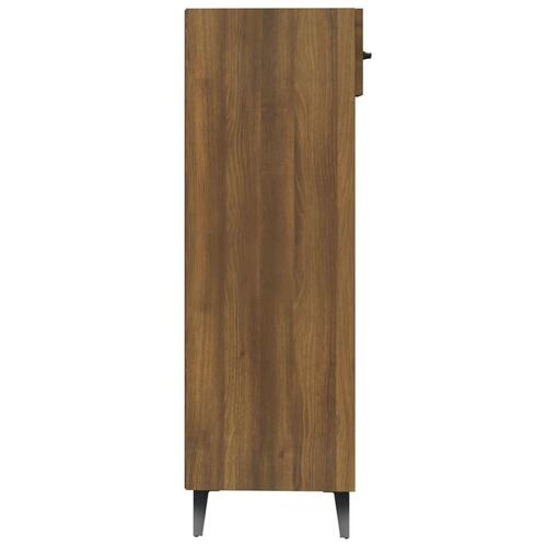 Skoreol 30x35x105 cm konstrueret træ brun egetræsfarve