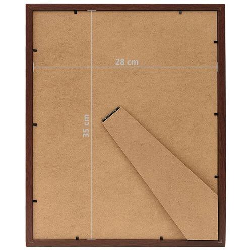 Billedrammer 3 stk. til bord 28x35 cm mørkerød