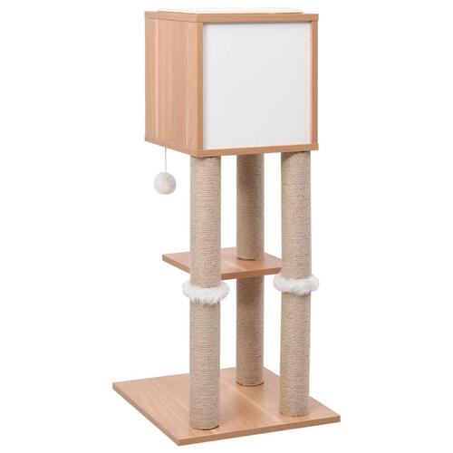 Kradsetræ med kradsemåtte sisal 90 cm