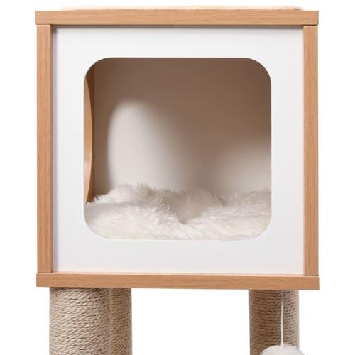 Kradsetræ med kradsemåtte sisal 90 cm