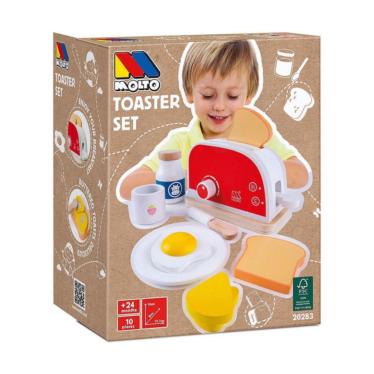 Legetøjs Brødrister Moltó Toaster Set