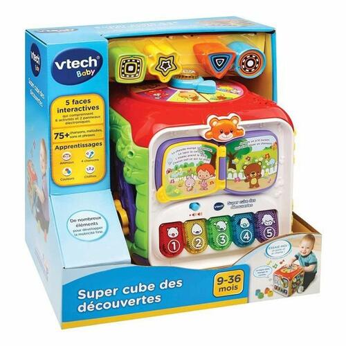 Interaktivt legetøj til babyer Vtech Baby Super Cube of the Discoveries (FR)