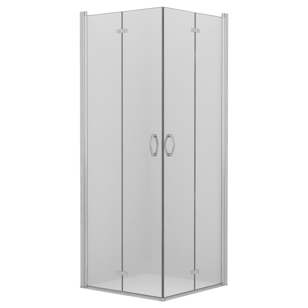 Brusekabine med foldedøre ESG 75 x 75 x 185 cm