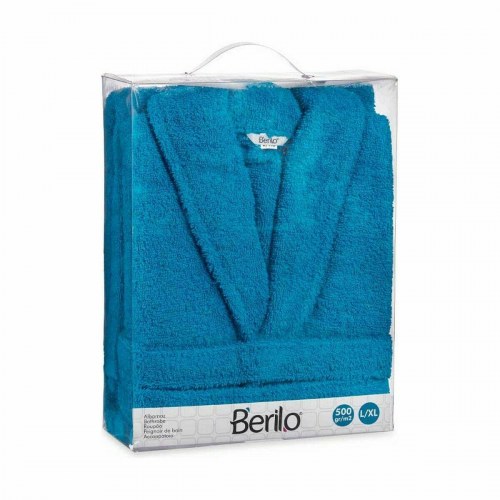 Badekåbe Berilo blå L/XL - 100% bomuld (6 stk.)