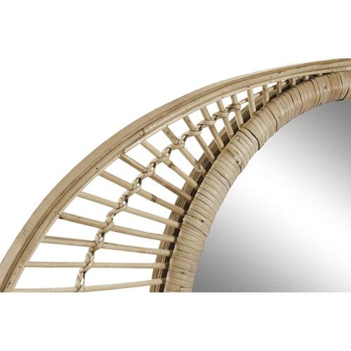 Vægspejl Multifarvet Natur Rattan Spejl Bali 82 x 3,5 x 48 cm