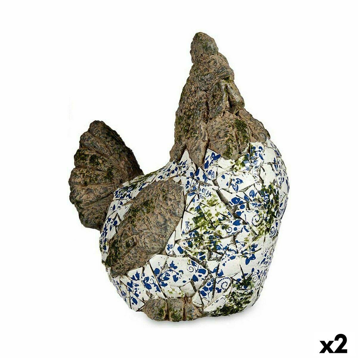 Havefigur høne Ibergarden - polyesterharpisk, 22,5 × 39 × 34 cm (2 stk.)