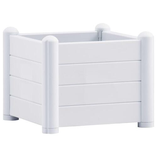 Højbed 43x43x35 cm PP hvid