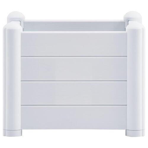 Højbed 43x43x35 cm PP hvid