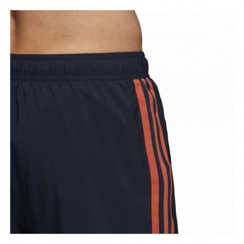 Adidas badebukser til mænd - sort med striber - XS