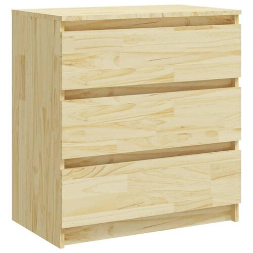Sengebord 60x36x64 cm massivt fyrretræ