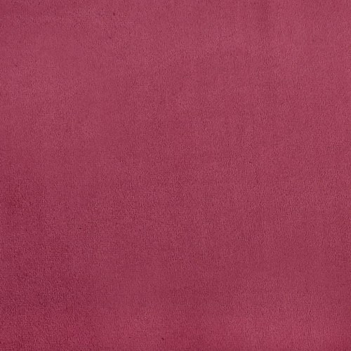 2-personers sofa i fløjl - 120 cm, vinrød