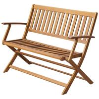 Havebænk 120 cm massivt akacietræ