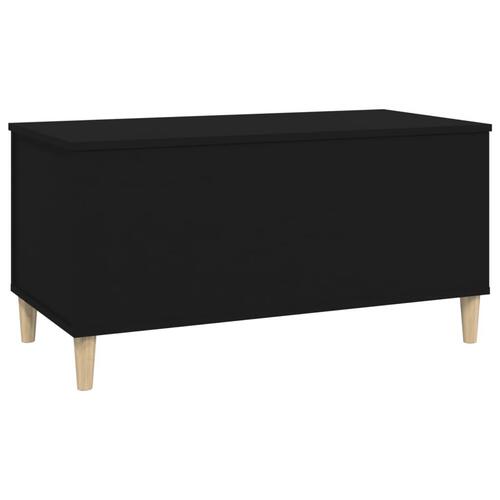 Sofabord 90x44,5x45 cm konstrueret træ sort