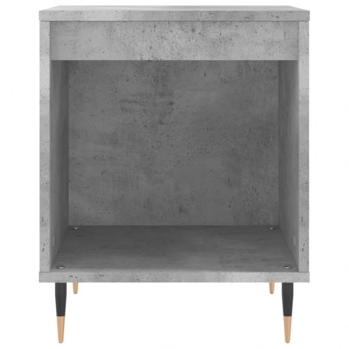 Sengebord 40x35x50 cm konstrueret træ betongrå