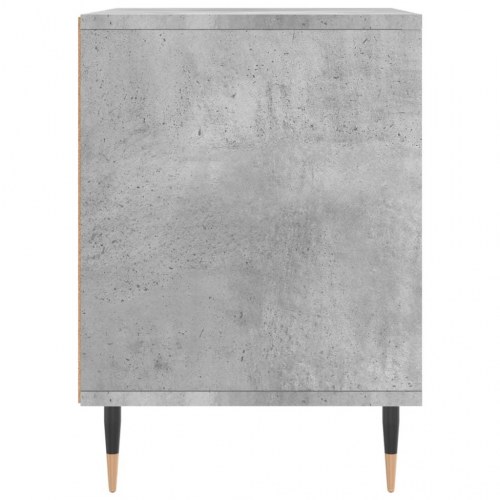 Sengebord 40x35x50 cm konstrueret træ betongrå