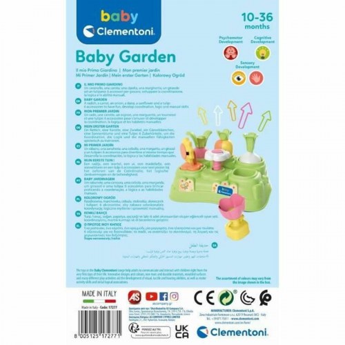 Clementoni Baby Garden - interaktivt stablelegetøj til baby