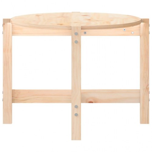 Sofabord i massivt fyrretræ - 118 x 63 x 45 cm