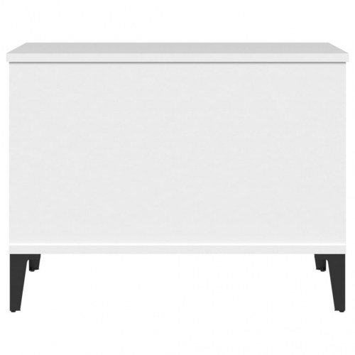 Sofabord med hæve-/løftetop 60 × 44,5 × 45 cm - hvid, konstrueret træ