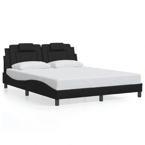 Sengeramme Viana med LED uden madras 160 x 200 cm - sort